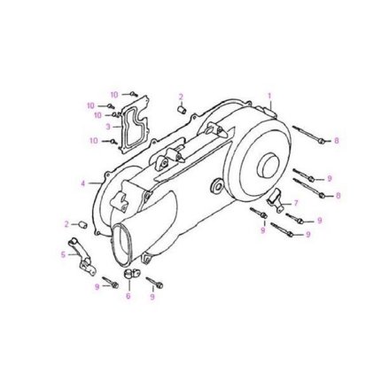 F11-linker Motordeckel