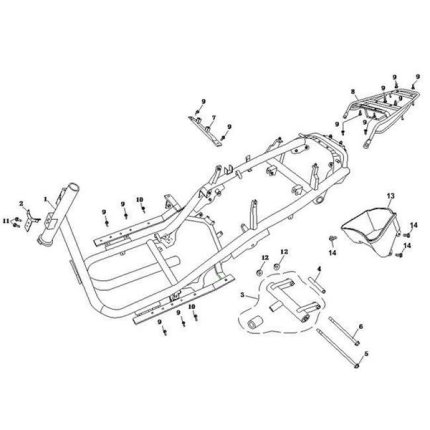 F31-Rahmen & Gepäckträger