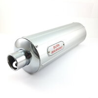 125-150ccm Endtopf Alu-Optik (B-Ware)