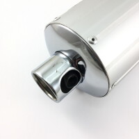 125-150ccm Endtopf Alu-Optik (B-Ware)