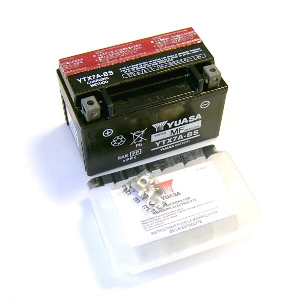 9 - Batterie 12V/6Ah YTX7A-BS