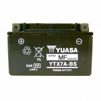 9 - Batterie 12V/6Ah YTX7A-BS