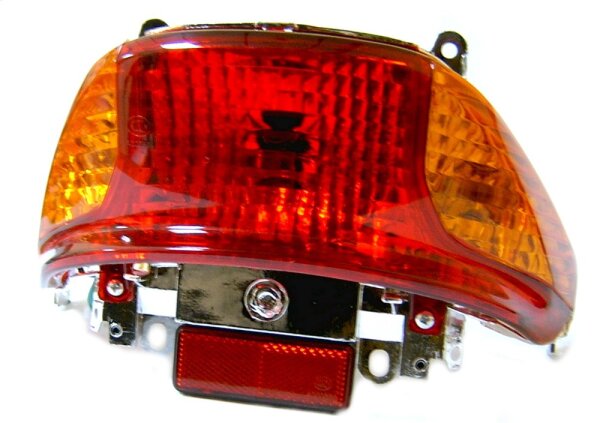 1 - SPORT Rücklicht komplett (orange Blinkerkappen)
