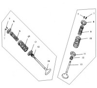 7-13 - Einlass Ventil komplett