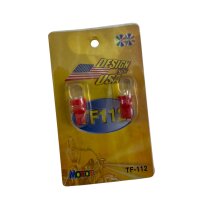 2x LED Lampe 12V ROT für Standlicht T10 Sockel