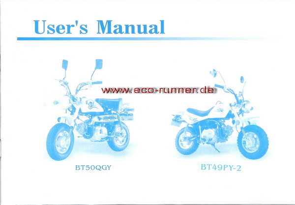 Handbuch für BT50QGY / BT49PY-2