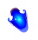 Schutzblech / Frontfender blau met.