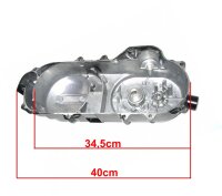 3 - Kupplungs- und Variomatik Abdeckung silber (kurz...