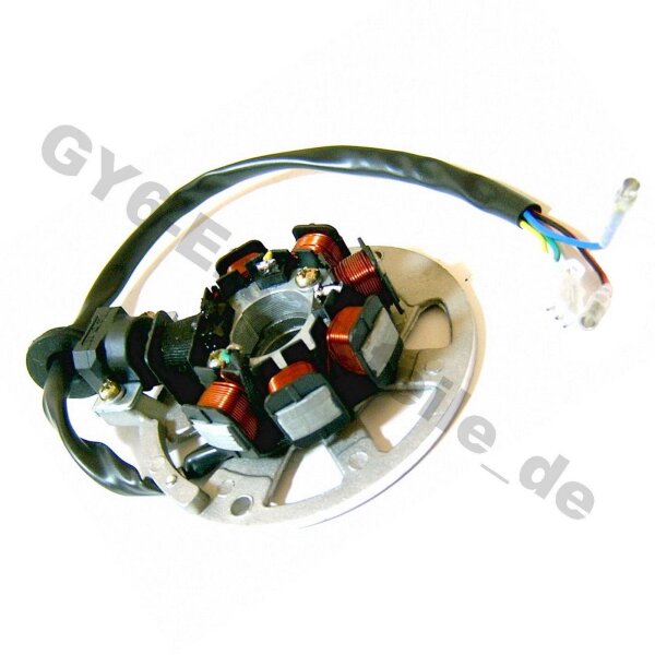 Lichtmaschinen Stator / Ankerplatte 5 Kabel 2-Takt  50ccm SCOOTER