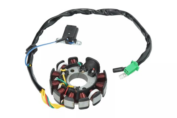 LICHTMASCHINE Stator 11 Spulen, z.B. BAOTIAN BENZHOU FLEX TECH REX YY125 QM125 BT125 GY6 4TAKT
