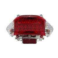 1 - LED Rücklicht komplett (weiße Blinkerkappen)