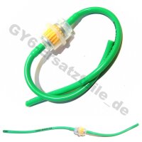 BENZIN SCHLAUCH & FILTER SET GRÜN