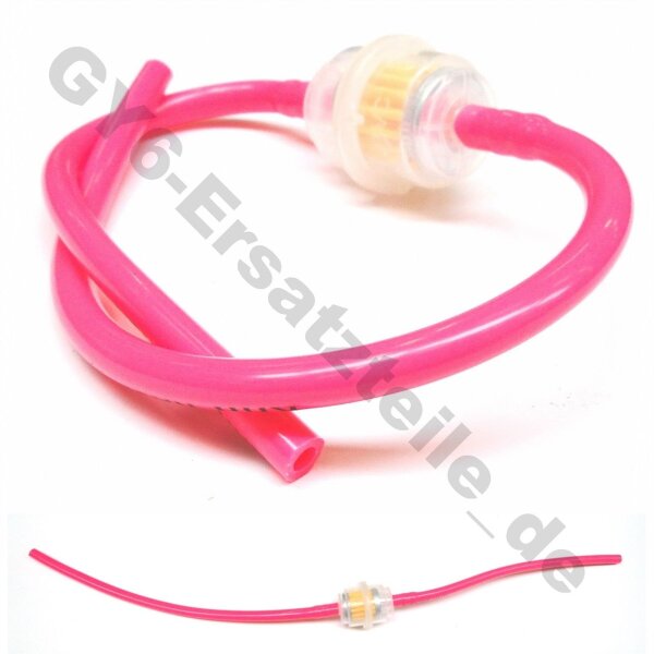 BENZIN SCHLAUCH & FILTER SET PINK