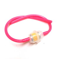 BENZIN SCHLAUCH & FILTER SET PINK