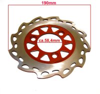 BREMSSCHEIBE WAVE 190mm * z.B. BAOTIAN REX YIYING JMSTAR BENZHOU ZNEN CHINAROLLER