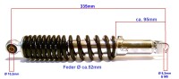 FEDERBEIN / STOSSDÄMPFER 335mm z.B.für SARO SPORT