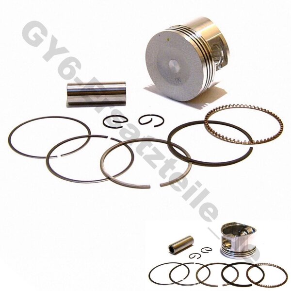 KOLBEN & RINGE SET Ø 52mm 125cc * z.B.für BAOTIAN BENZHOU YIYING JINLUN KREIDLER