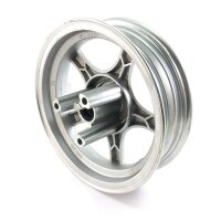 Felge für China-Roller, Alu, vorne, 2,50 x 10 im 5-Speichen Design, silber