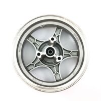 Felge für China-Roller, Alu, vorne, 2,50 x 10 im 5-Speichen Design, silber