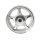 Felge für China-Roller, Alu, vorne, 2,50 x 10 im 5-Speichen Design, silber