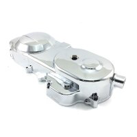 3 - Kupplungs- und Variomatik Abdeckung verchromt (kurz 10" Rad / BLANKO) B-WARE
