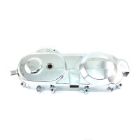 3 - Kupplungs- und Variomatik Abdeckung verchromt (kurz 10" Rad / BLANKO) B-WARE