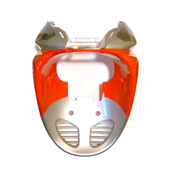 18 - Frontverkleidung Unterteil silber/rot