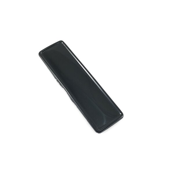 7 - Abdeckklappe Rahmennummer - schwarz-  ca.105 x 30mm
