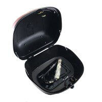 5 - Topcase - Koffer komplett, groß, schwarz lack, 44 l