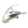 Heckteil / Fender hinten in silber