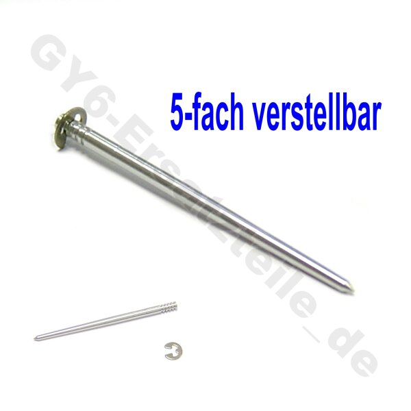 6 - Vergasernadel verstellbar (5-fach)