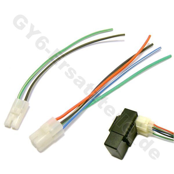 ANSCHLUSSKABEL CDI 2 STECKER für z.B. CHINAROLLER GY6