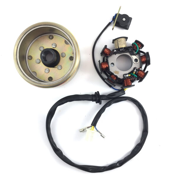 LICHTMASCHINE STATOR + ROTOR * 8 SPULEN * DC * CHINA ROLLER, 44,50 €