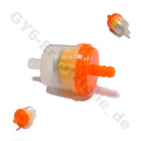 BENZINFILTER mit MAGNET * orange