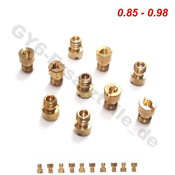 VERGASER DÜSEN SET M4 - 0.85.-0.98mm - 4-TAKT, 9,55 €