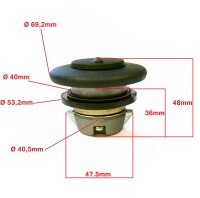 Tankdeckel abschließbar, inkl. 2 Schlüssel