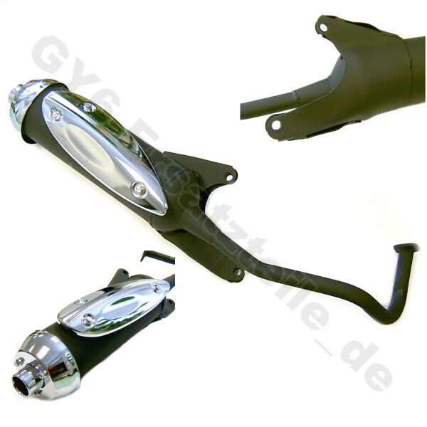 AUSPUFF 50cc für CHINA ROLLER GY6
