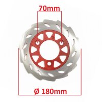 BREMSSCHEIBE WAVE 180mm z.B. BAOTIAN REX YIYING JMSTAR...