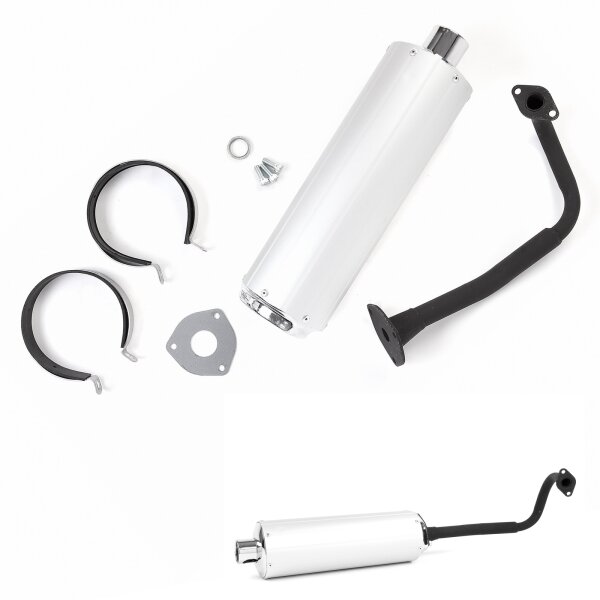 50cc Auspuff Set mehrteilig ohne AGR Anschluss