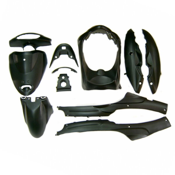 Komplett Verkleidung QT-9 MATT SCHWARZ (B-WARE)