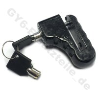 1 - Felgen / Bremsscheibenschloss schwarz
