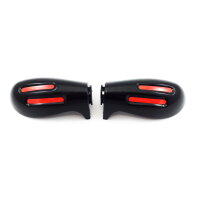 Handschalen / Protektoren L&R Schwarz rot