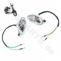 Blinker links & rechts hinten (klar) z.B. YY50QT-15