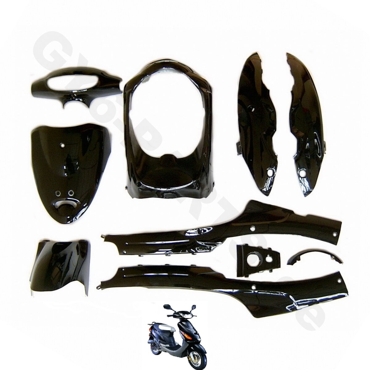 SET FRENI ANTERIORE PINZA POMPA LEVA TUBO PASTIGLIE - Bici Elettrica Scooter Sky Z Tech E Revenge - Foto 10