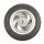 Felge 10" vorne im Schaufel Design für Scheibenbremse, inkl.Reifen