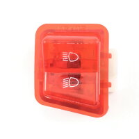 13 - Abblend-/Fernlichtschalter in rot transparent