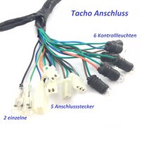 Tachometer Kabelbaum Komplett für 4-Takt China Roller (Universal)