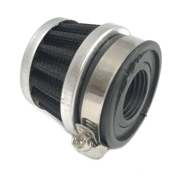 Racing Luftfilter 3 teilig / verstellbar 47mm / 35mm / 25mm  Anschluss * SILBER* 50-125cc
