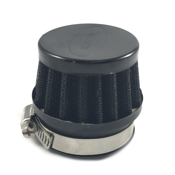 Racing Luftfilter 3 teilig / verstellbar 47mm / 35mm / 25mm  Anschluss * SCHWARZ * 50-125cc