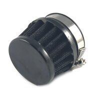 Racing Luftfilter 3 teilig / verstellbar 47mm / 35mm / 25mm  Anschluss * SCHWARZ * 50-125cc